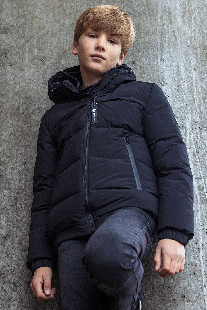 Teens winterjas Bart Black