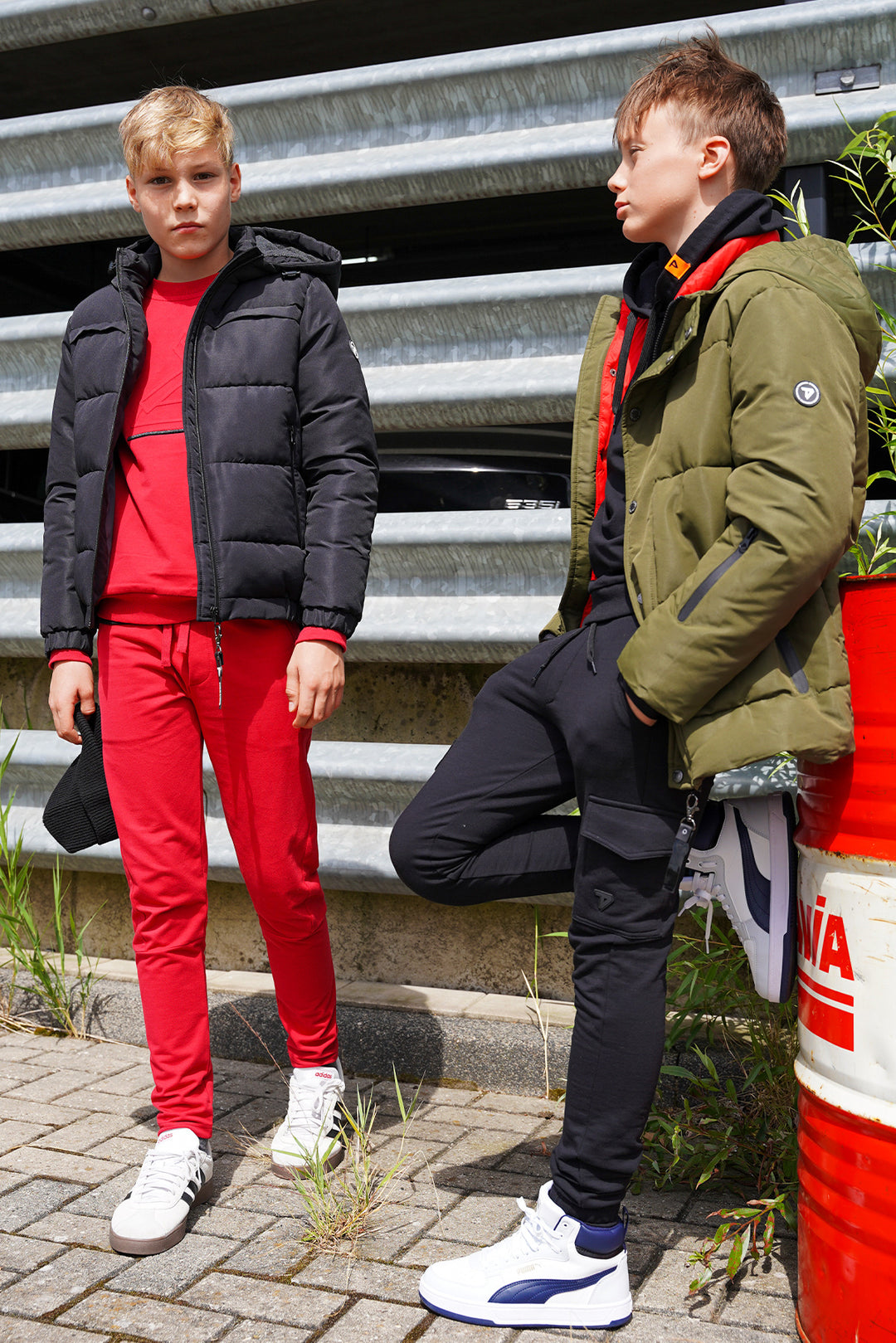 Teens winterjas Bart Black