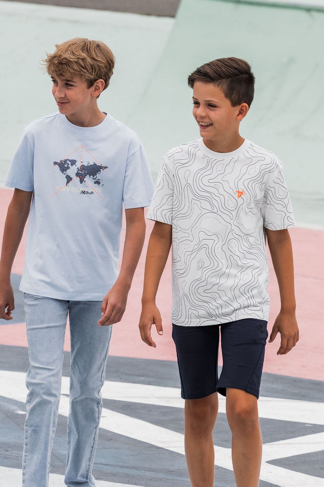 Teens broek Jogshort Boris Navy