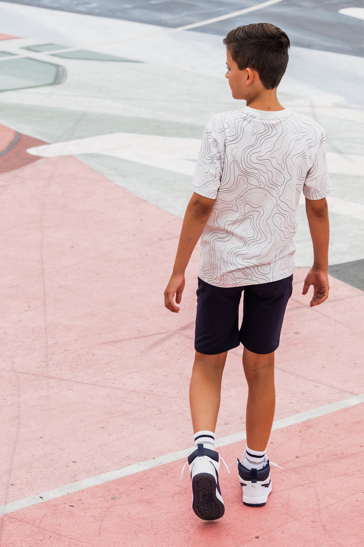 Teens broek Jogshort Boris Navy