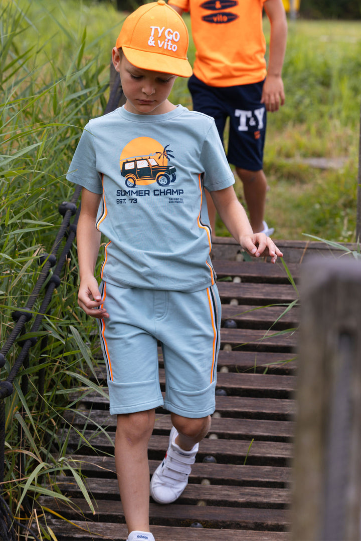 Kids broek Sweatshorts Bing Surf Blue