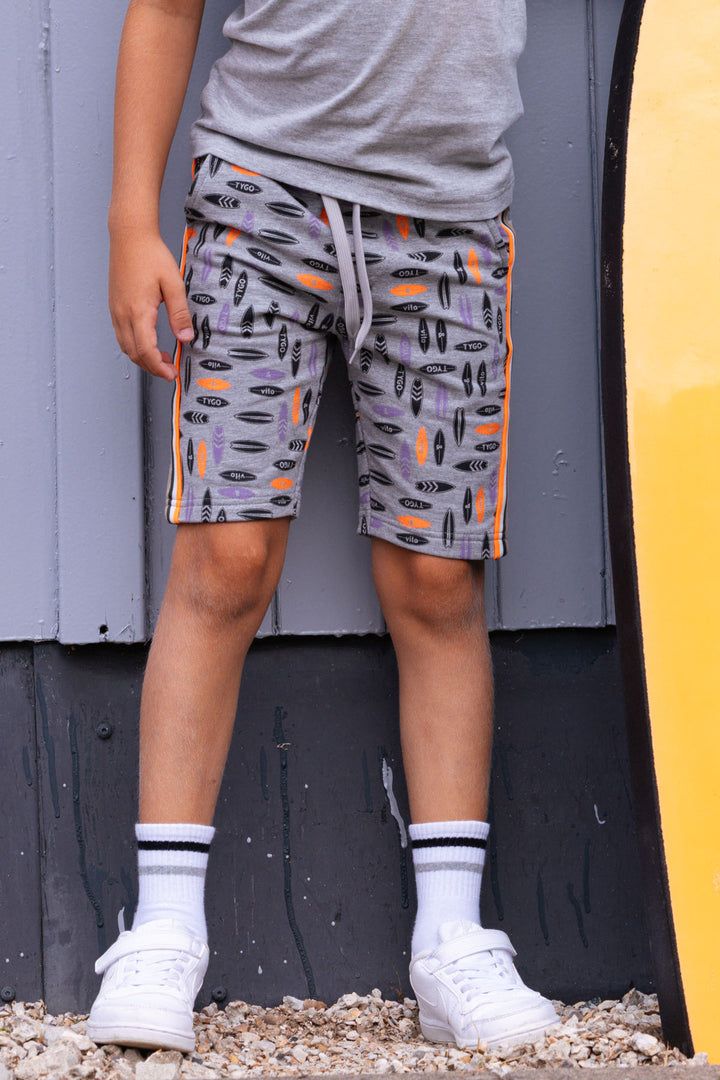 Kids broek Sweatshorts Thomas Grey Melee