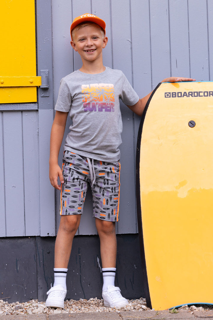 Kids broek Sweatshorts Thomas Grey Melee