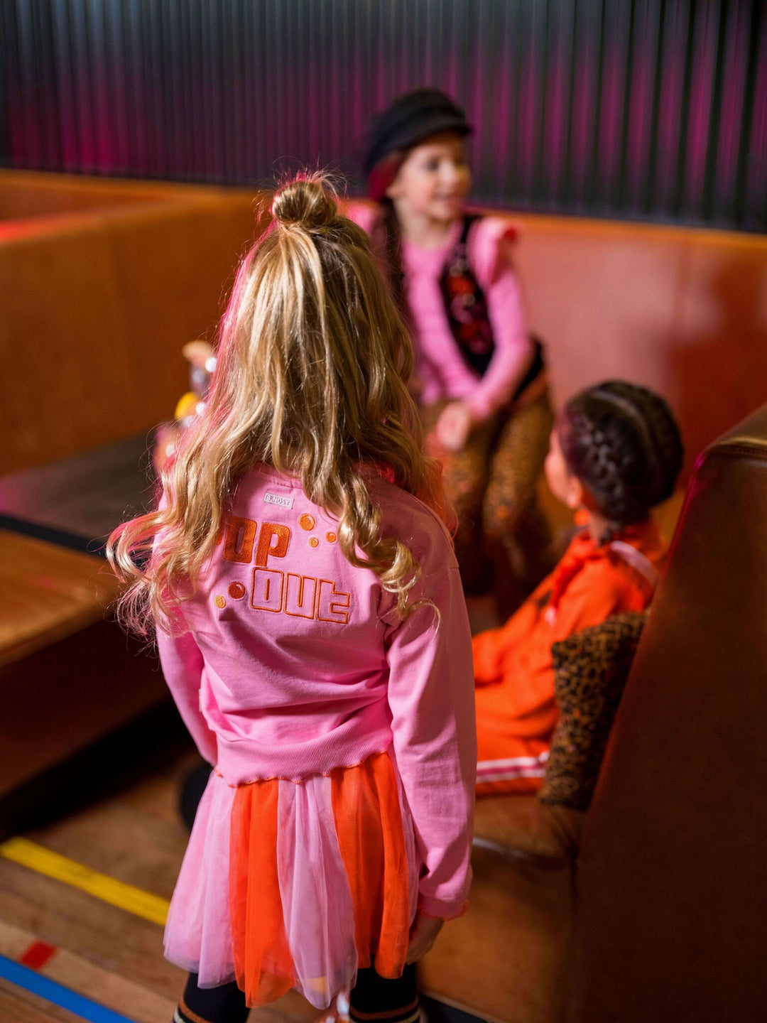 Kids trui Sue Sugar Pink