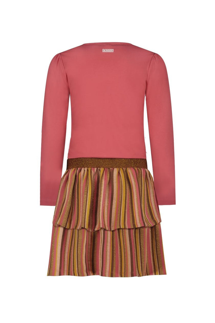 Kids jurk Dawn with Soft red