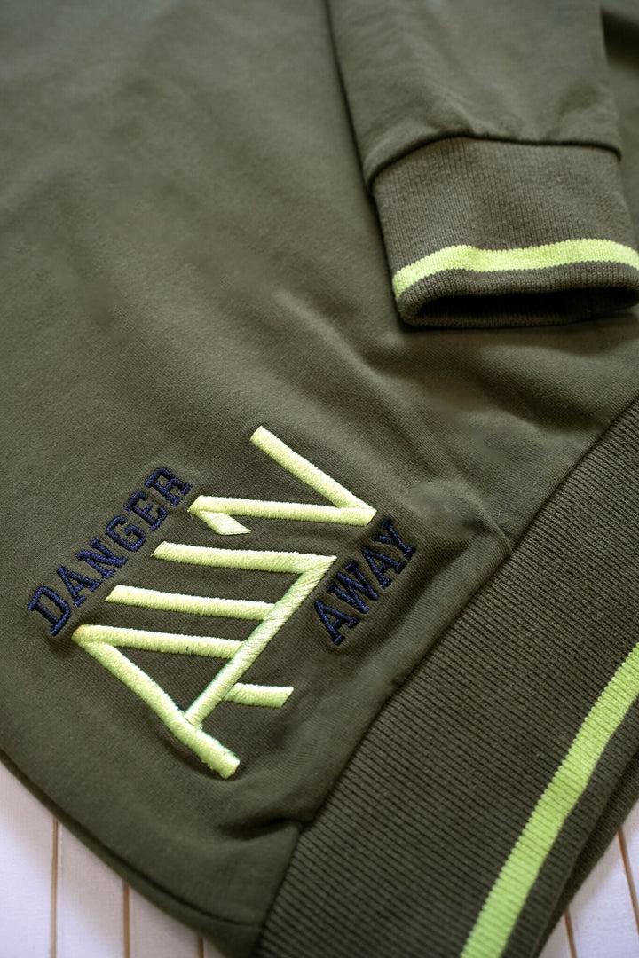 Kids trui Samul Hunter green