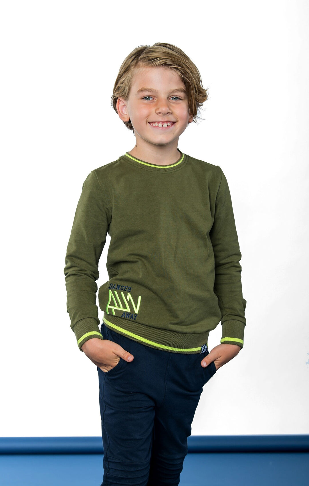 Kids trui Samul Hunter green