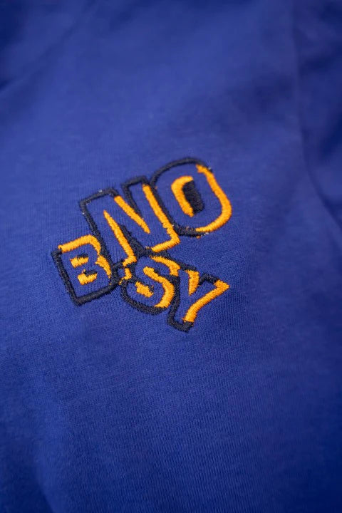 Kids longsleeve Ted hooded Royal Blue
