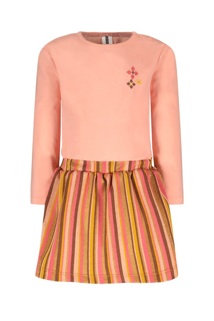 Baby jurk Dakota mini stripe Peach