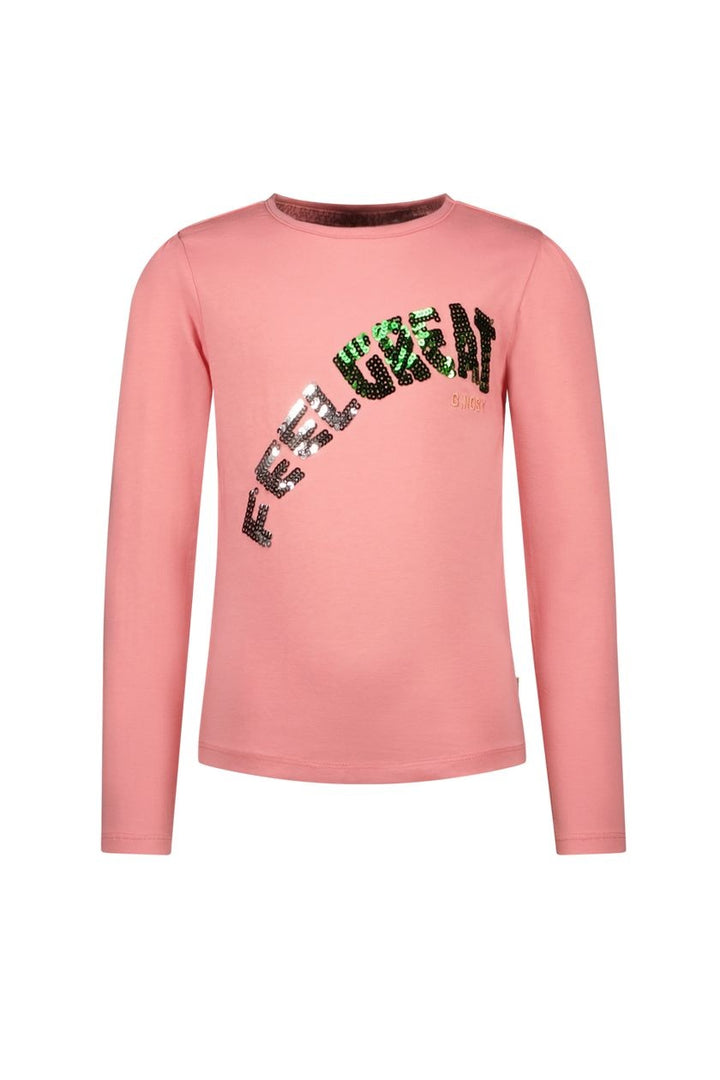 Kids longsleeve Tara Geranium pink