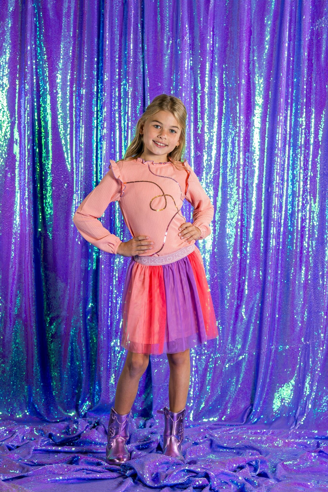 Kinderbluse K3 Billie Peach