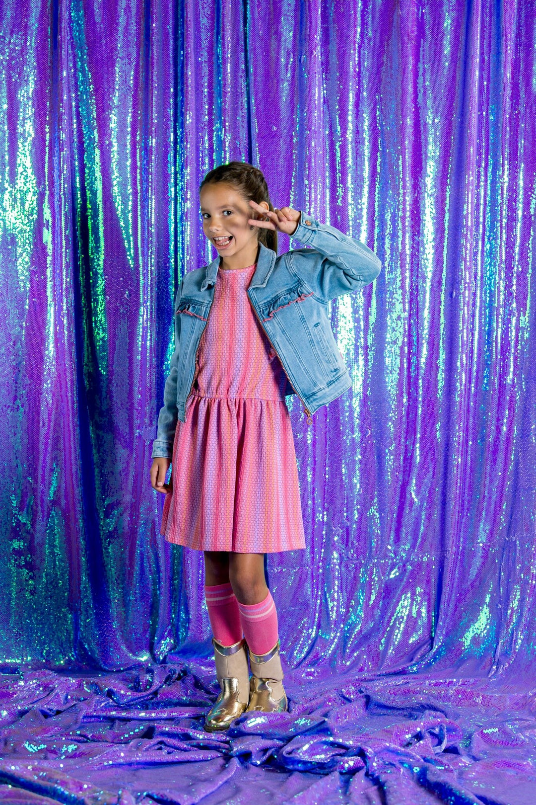 Kids spijkerjas K3 denim Light denim