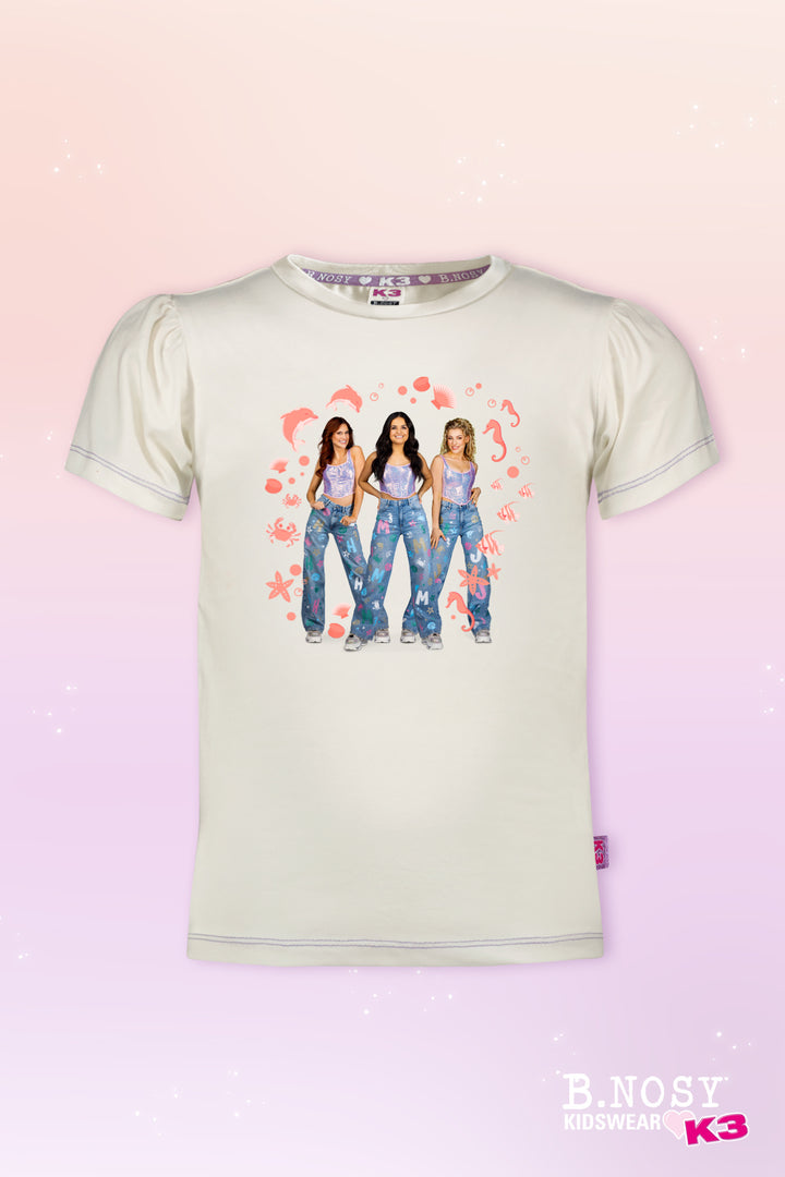 Kinder T-Shirt K3 Tammy Ecru