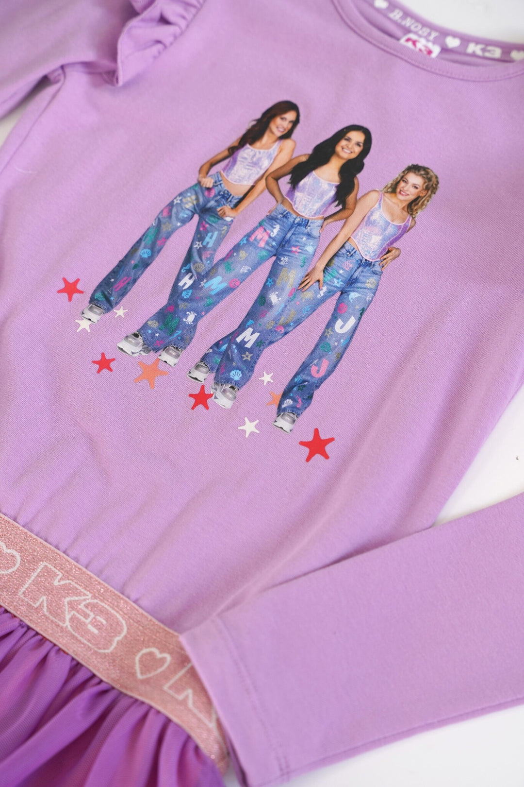 Kids jurk K3 3 - layer mesh African Violet