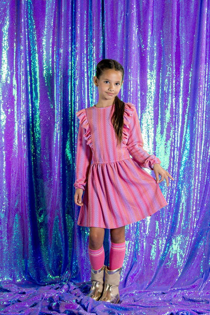 Kinderkleid K3 Doutzen Allover-Print Meerjungfrau AO