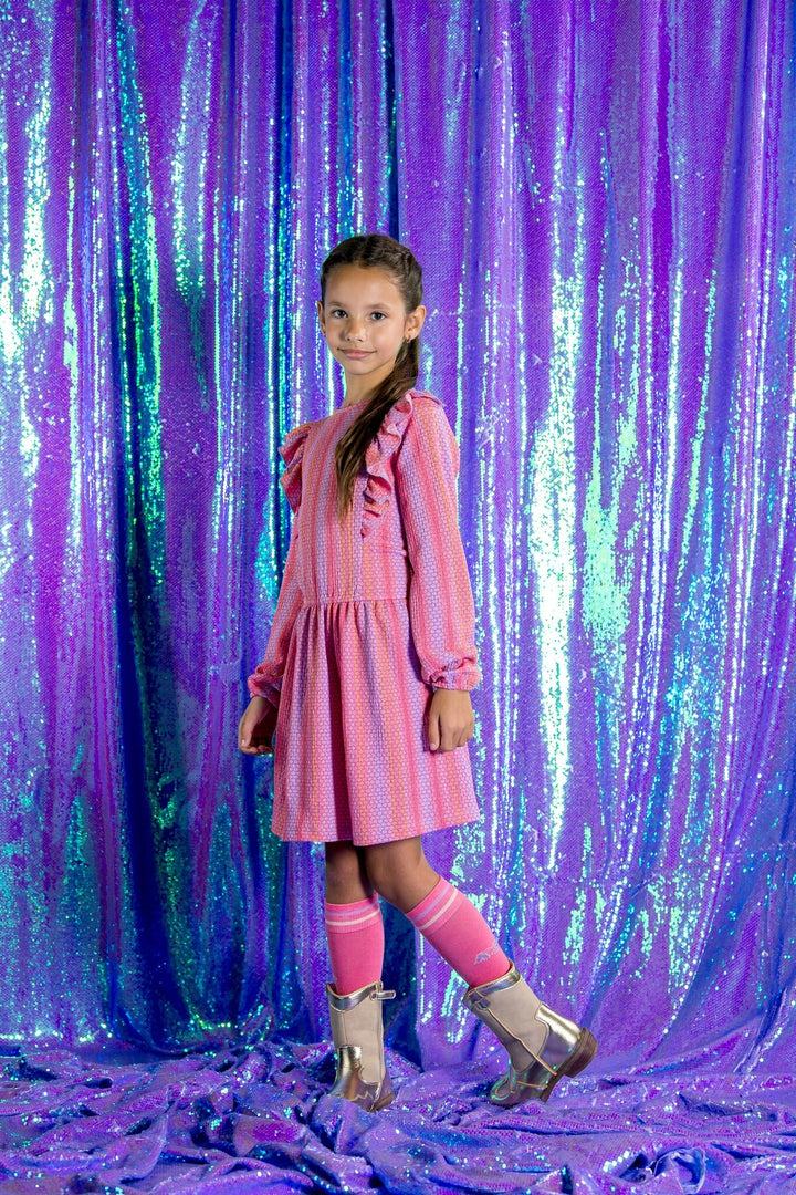 Kinderkleid K3 Doutzen Allover-Print Meerjungfrau AO