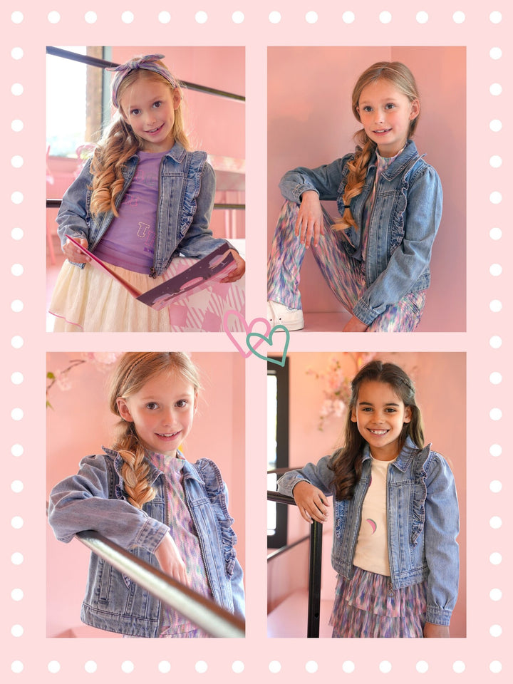 Kinder Jeansjacke Jane Light Denim