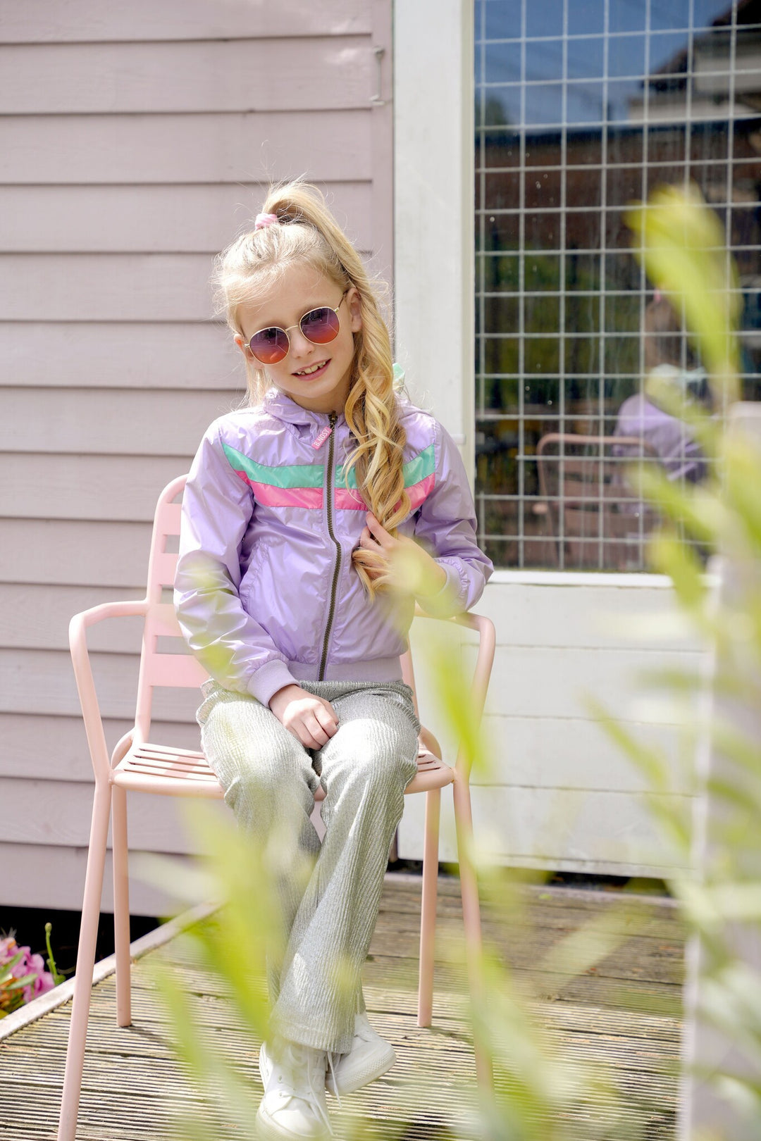 Kinderjacke wendbar Joy Tie dye