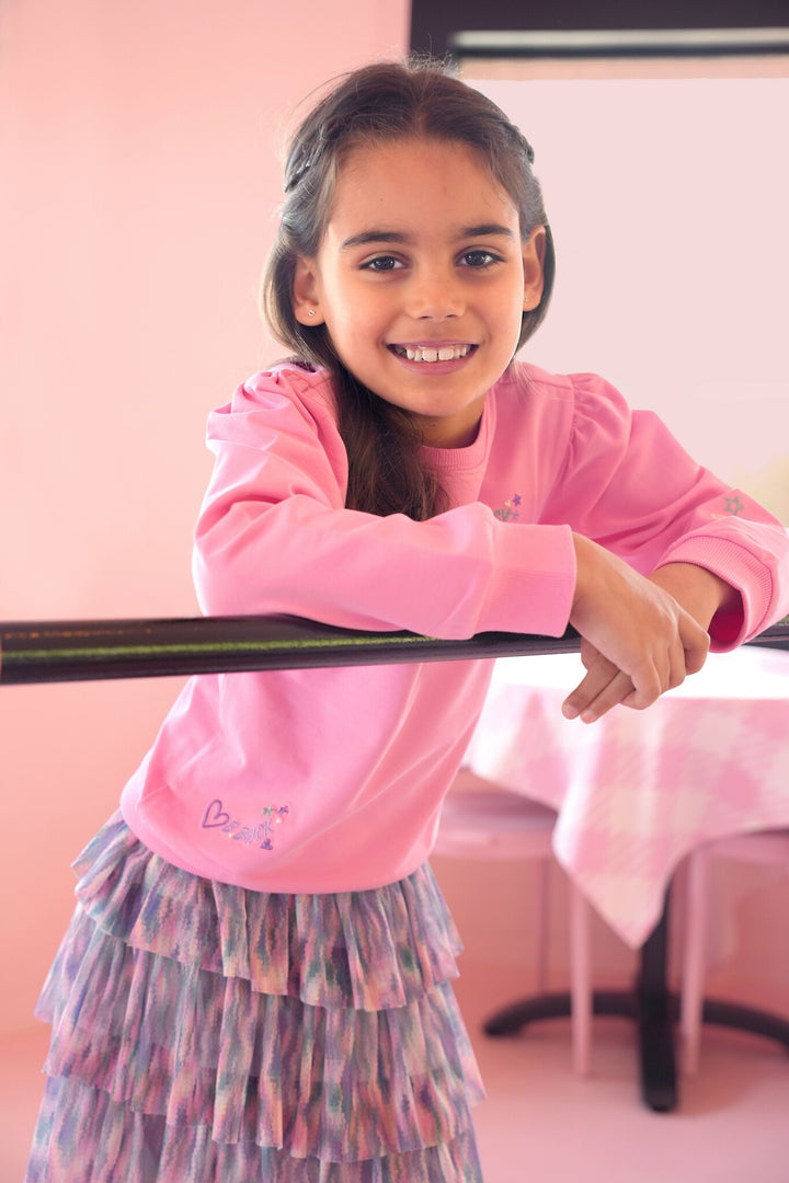 Kinderpullover Saly Zucker Pink