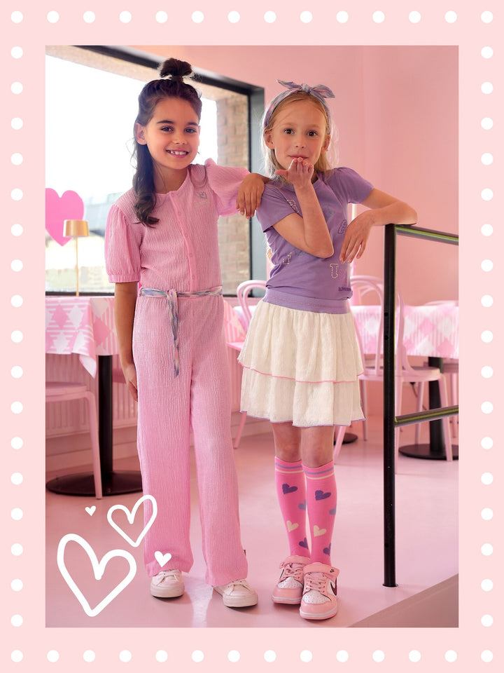 Kinder Kniestrümpfe Missy Zucker Pink