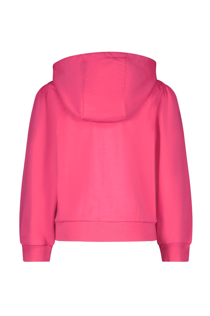 Kids vest Coco hooded cardigan with zipper Fandango Pink