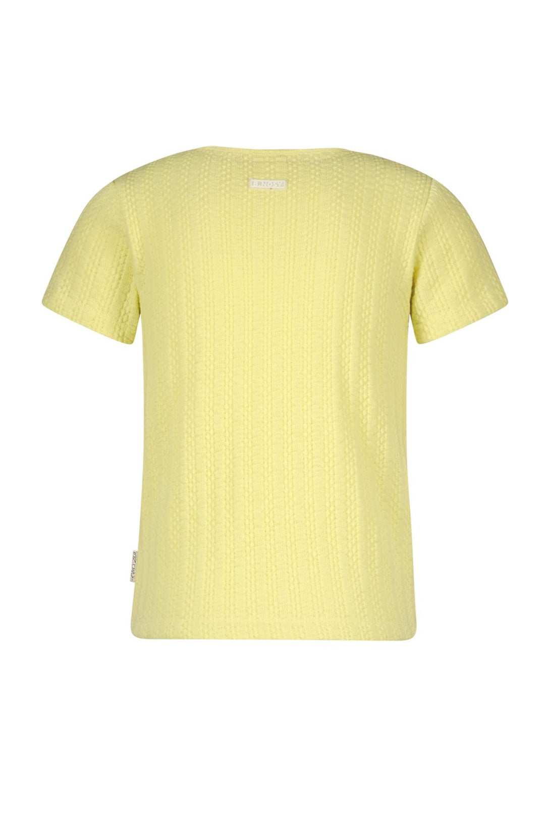 Kinder T-Shirt Tiff Strickoberteil mit Stickerei Gelbe Birne