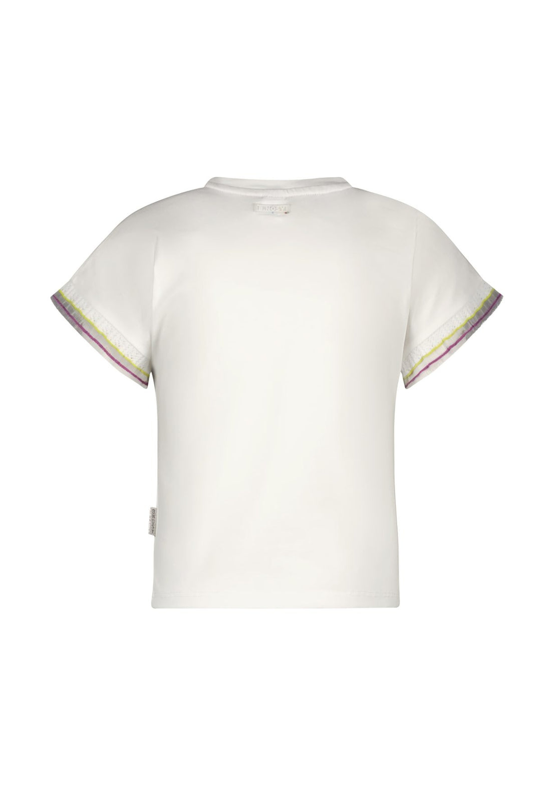 Kids T - shirt Tanja top with fancy sleeve - end Cotton