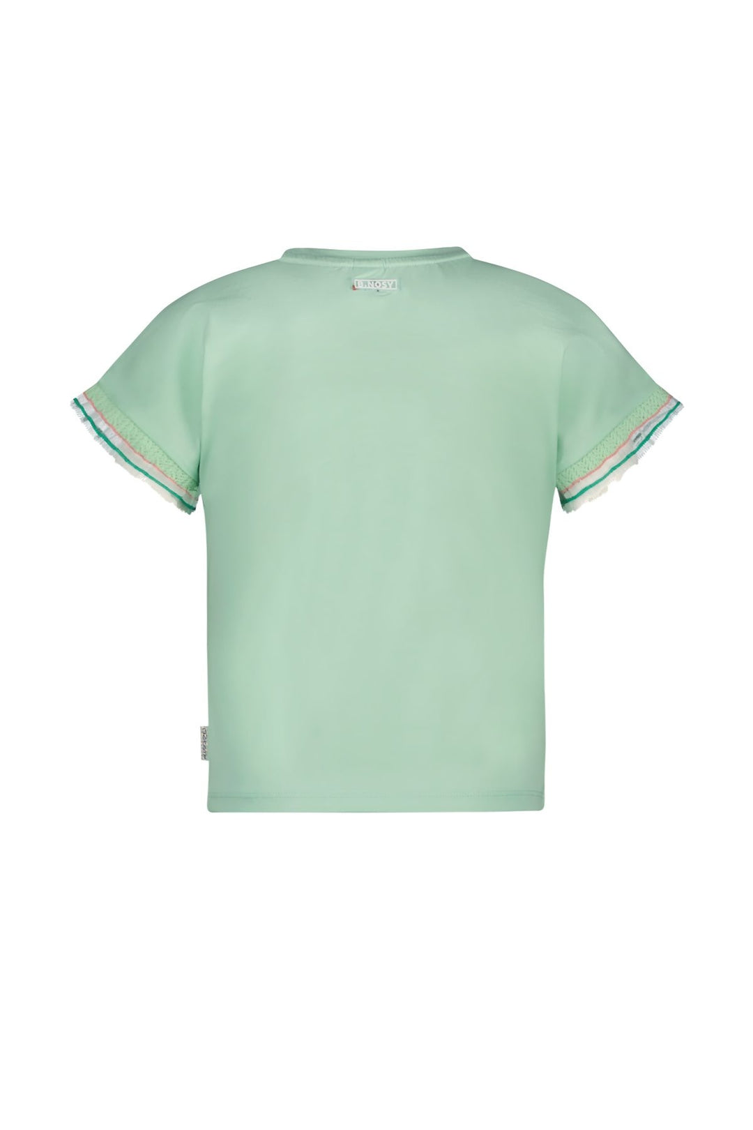 Kinder T-Shirt Tanja Top mit ausgefallenem Ärmel - Ende Ice Green