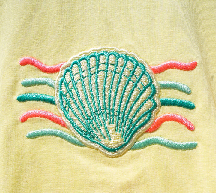 Kinder T-Shirt Tora T-Shirt mit Netzärmeln Gelbe Birne