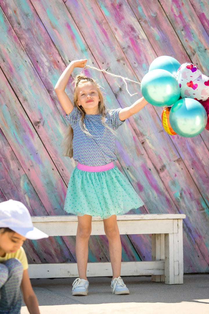 Kinder T-Shirt Tilda bedrucktes Oberteil Overjoyed AO