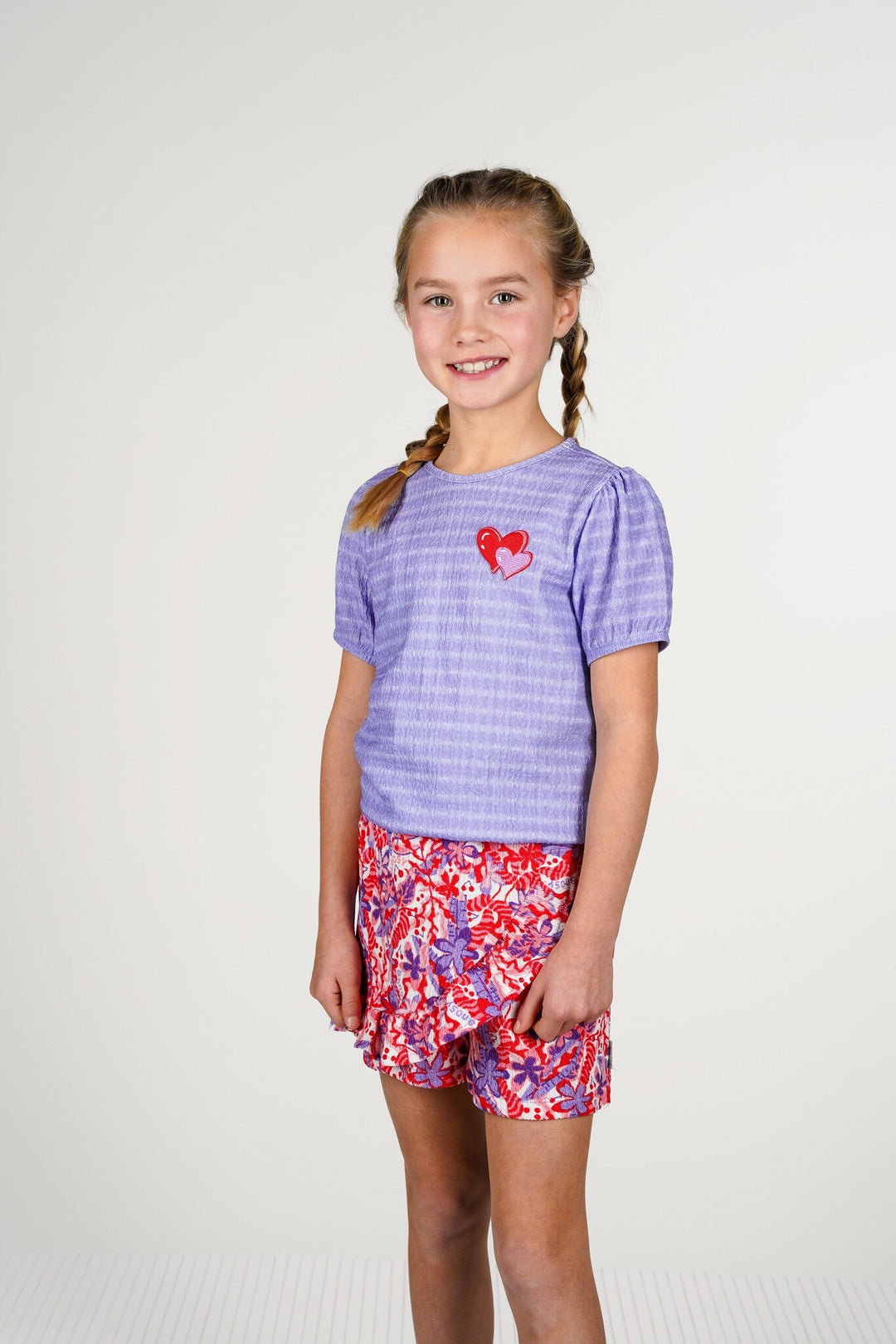 Kids rok Raven printed skort Cherry AO