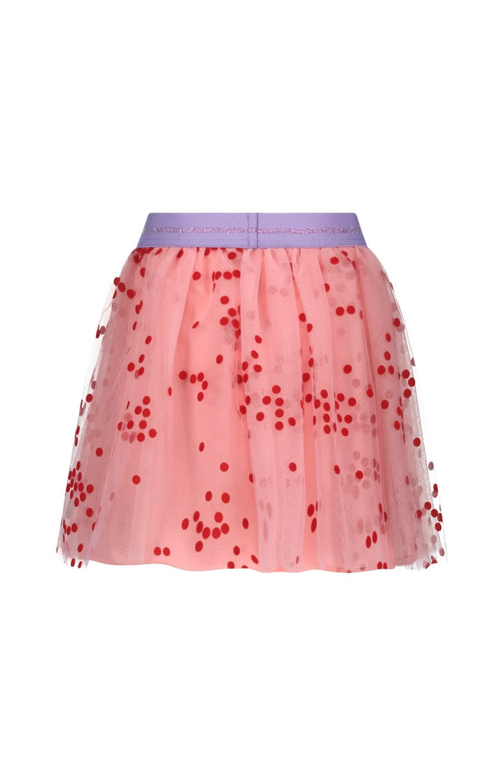 Kids rok River mesh skirt Geranium pink