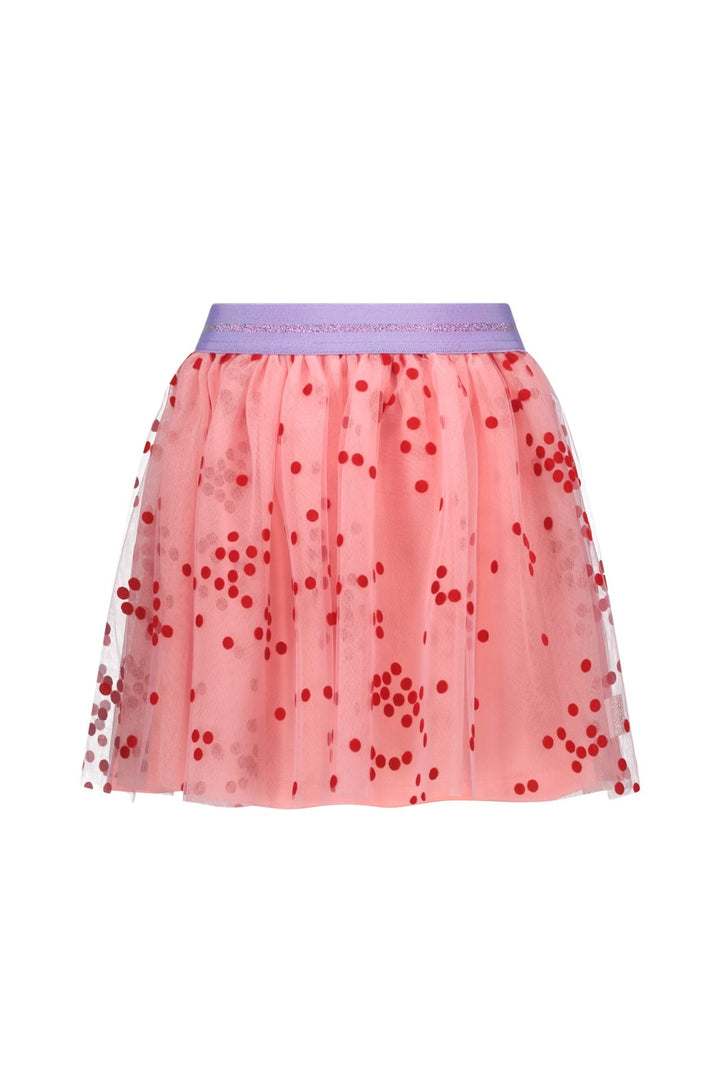 Kids rok River mesh skirt Geranium pink