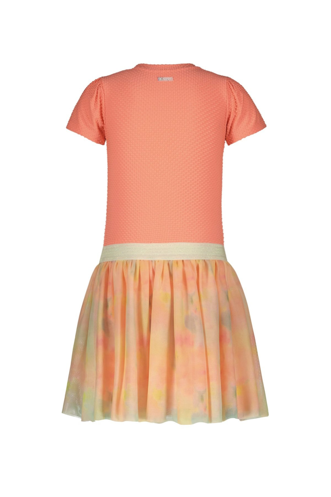 Kinderkleid Deanna Kleid mit Netzrock Neon Blush