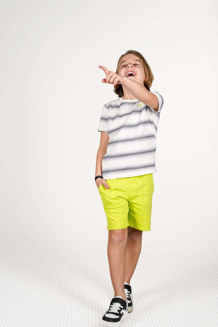 Kids T - shirt Timmy printed t - shirt TIEDYE stripe blue