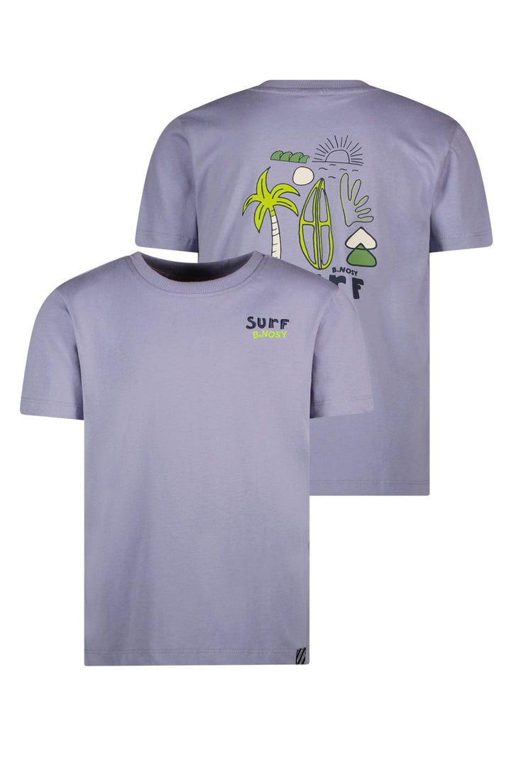 Kids T - shirt Timmy t - shirt with front and back print Persian Violet