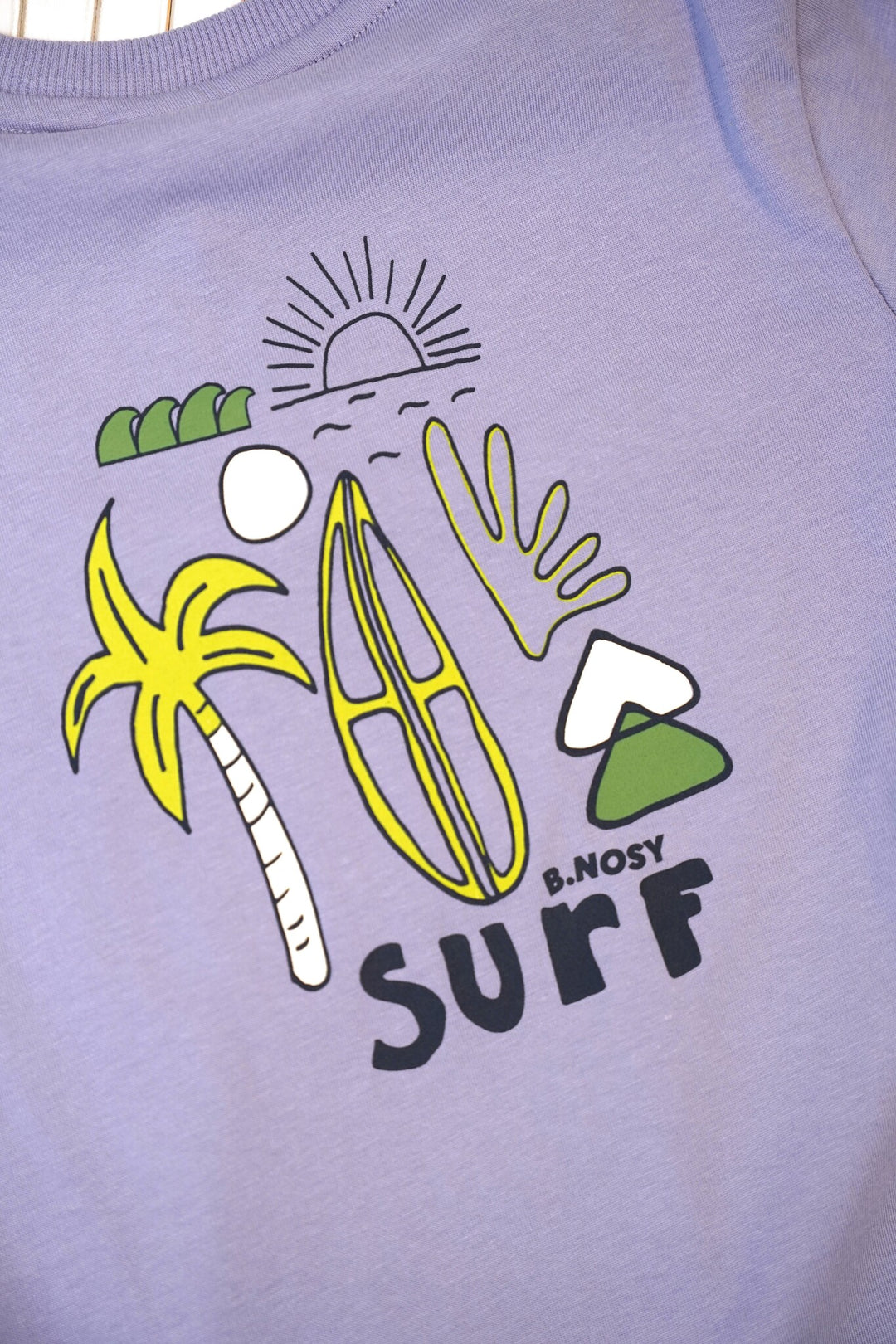 Kids T - shirt Timmy t - shirt with front and back print Persian Violet