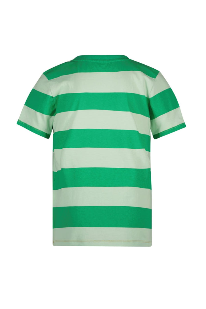 Kids T - shirt Timmy striped t - shirt Ice Green