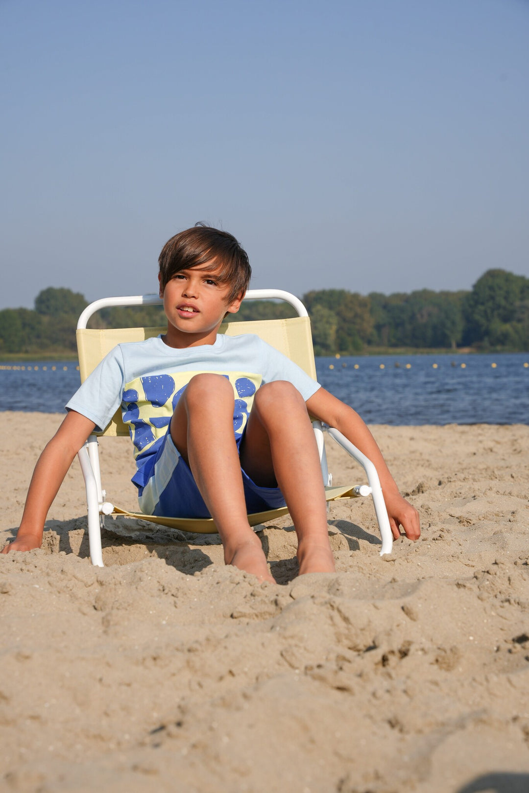 Kinder T-Shirt Tyler Cut-and-Sew T-Shirt Pacific