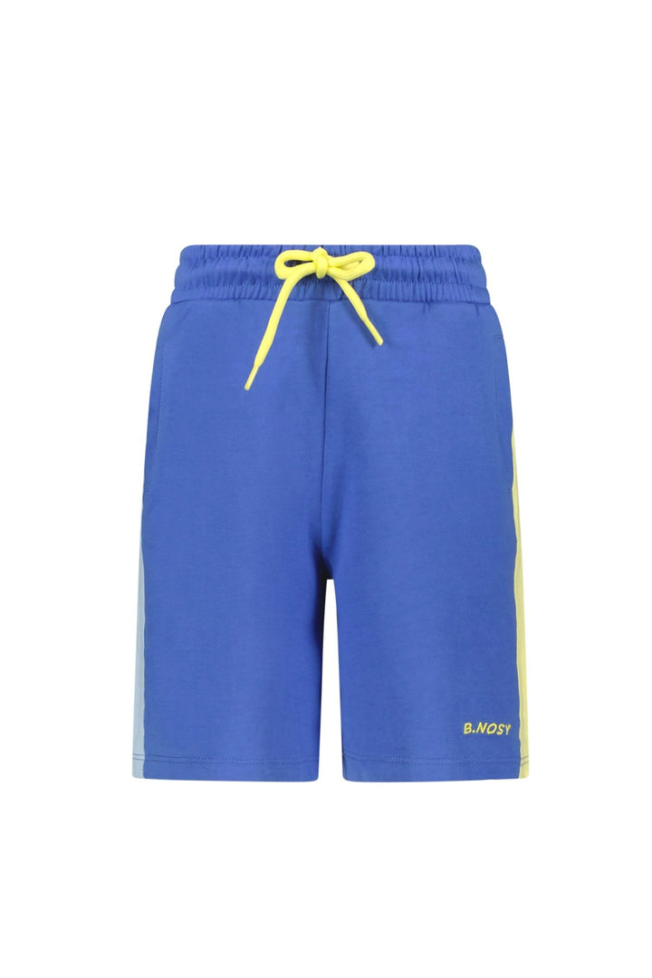 Kids broek Paul short with contrast stroke at sides Dazzling Blue