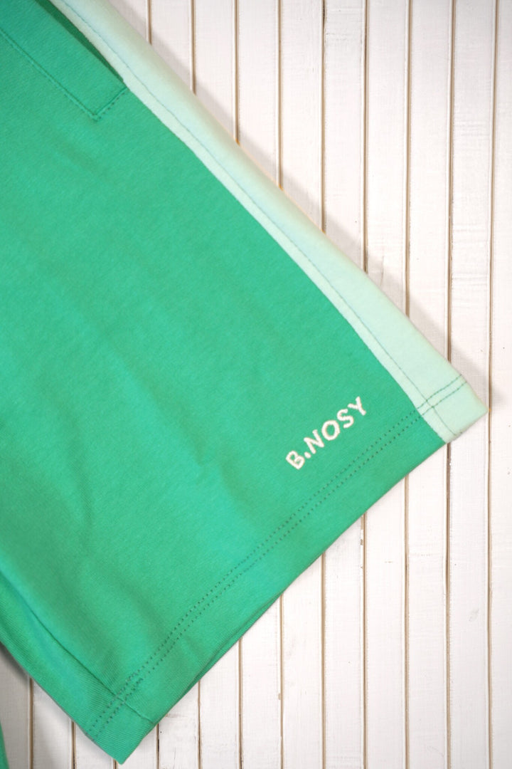 Kids broek Paul short with contrast stroke at sides Gumdrop