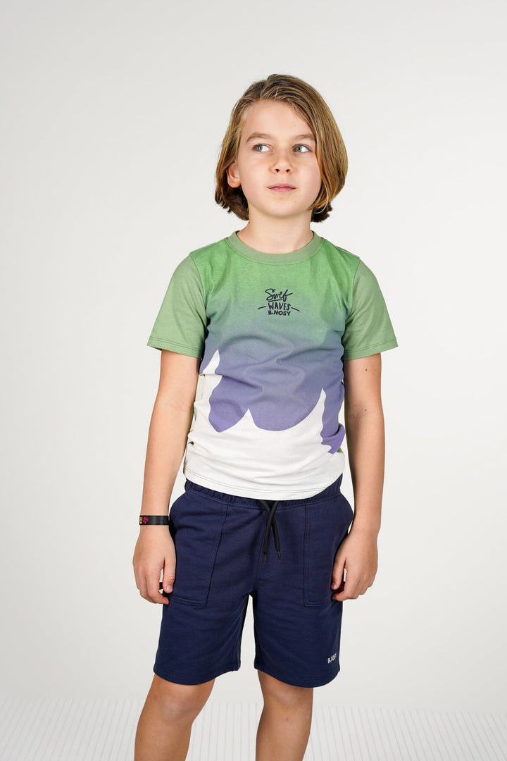 Kinderhose Pax Shorts mit aufgesetzten Taschen in Marineblau