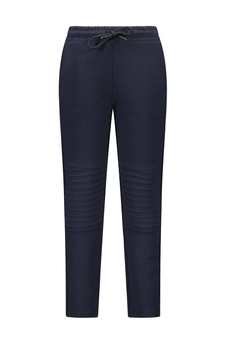 Kinderhose Pepe Sweatpants mit umgeschlagenem Kniebereich marineblau