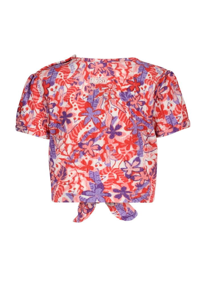 Baby blouse Bobbie mini blouse with knot Cherry AO