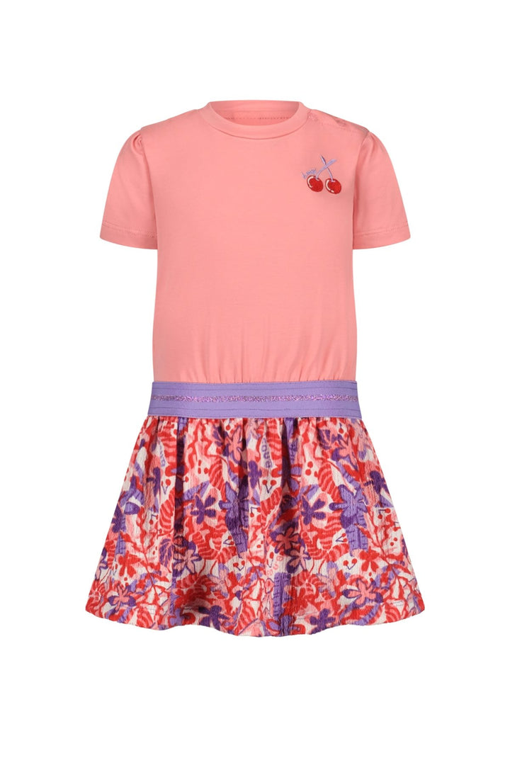 Baby rok Dorsi mini dress with skirt Geranium pink