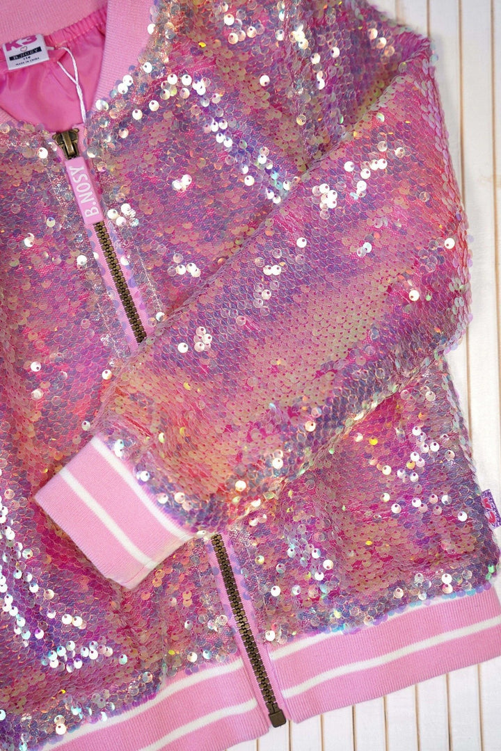 X K3 Chloe metallic bomber vest