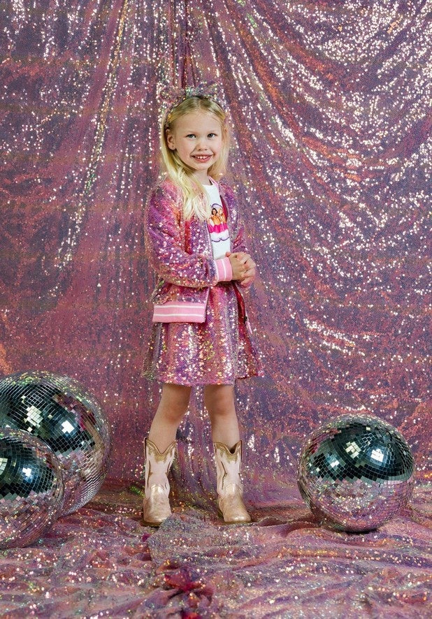 X K3 Chloe metallic bomber vest