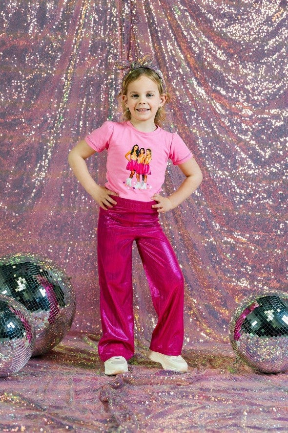 X K3 Palomi metallic plisse broek