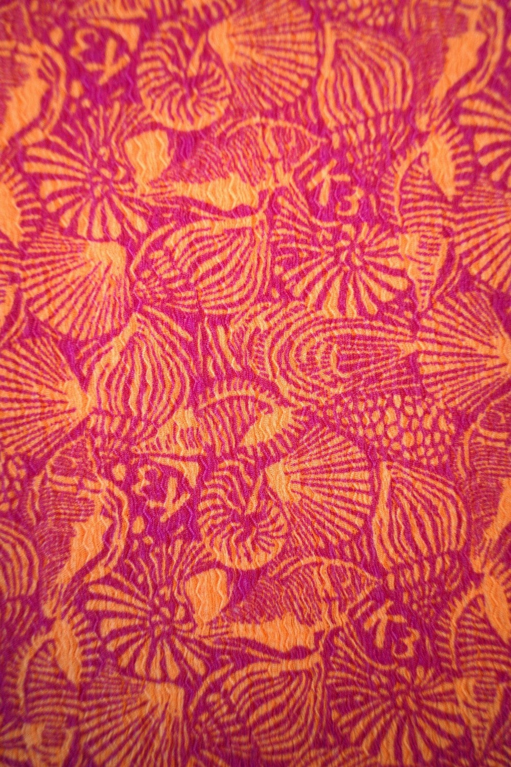 X K3 Delphi printed jurk