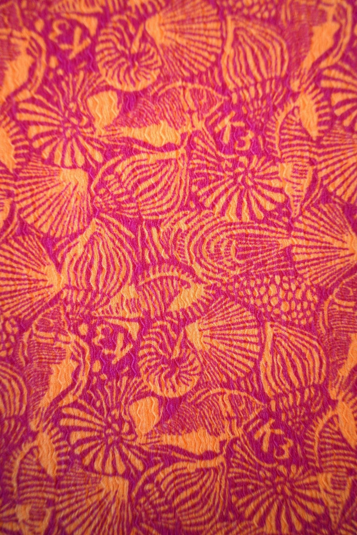 X K3 Delphi printed jurk